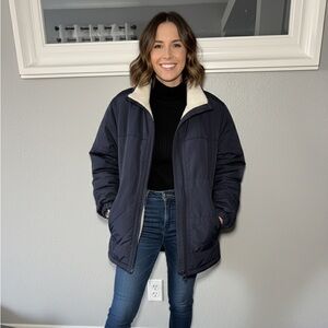 Nautica Dark Blue Puffer Jacket